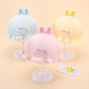うさぎデザインの女児用バケットハットをカスタマイズする