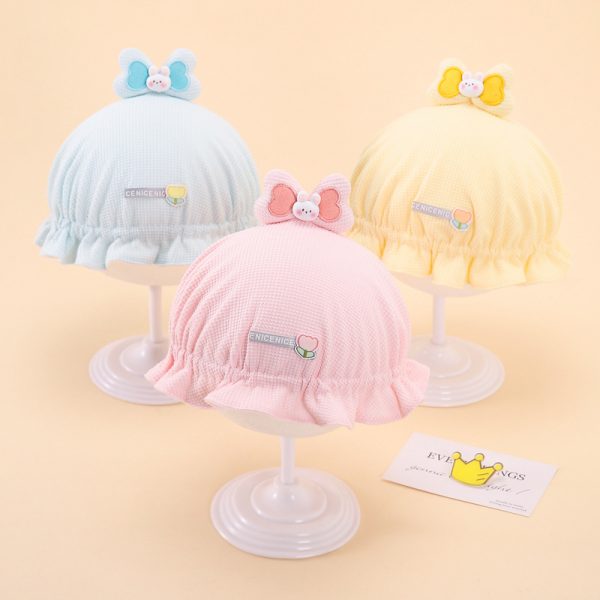 うさぎデザインの女児用バケットハットをカスタマイズする