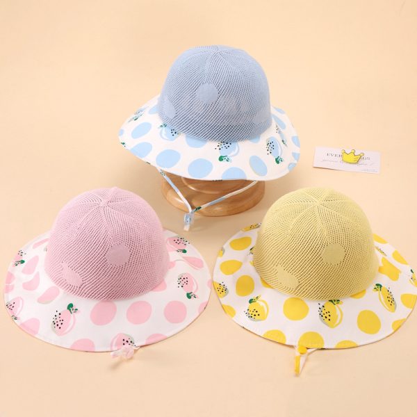 カスタマイズ可能な通気性に優れたキッズ用のカートゥーンフバケットハット